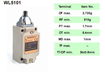 Originally installed Taiwan Sea HIGHLY limit switch WL-5102-Taobao