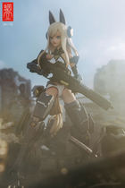 Spot (worm shell)Machine mother snow drop flower wolf equipment Wolf girl set 1 12 pvc movable finished product