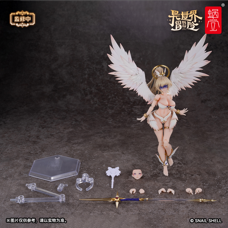 Ready to Ship: Snail Shell Rpg-07 Angel Angela 1/12 Action Figure