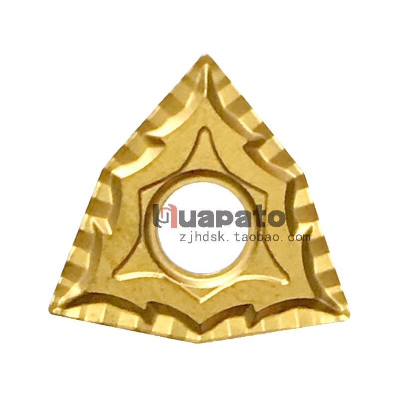 CNC external turning blade WNMG080404 08 12-CQ CNC peach-shaped blade New material processing steel parts