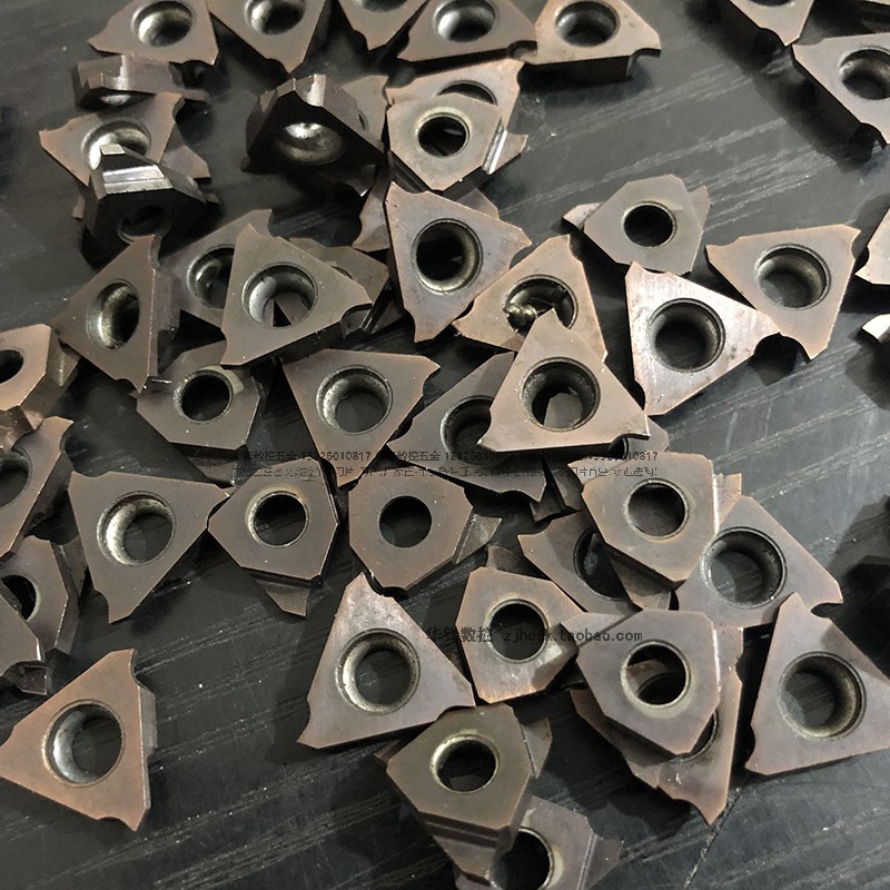 Imported second-hand numerical control blade alloy knife head can secondarily utilize the shallow groove knife TGF snap spring groove such as Japanese Kyocera