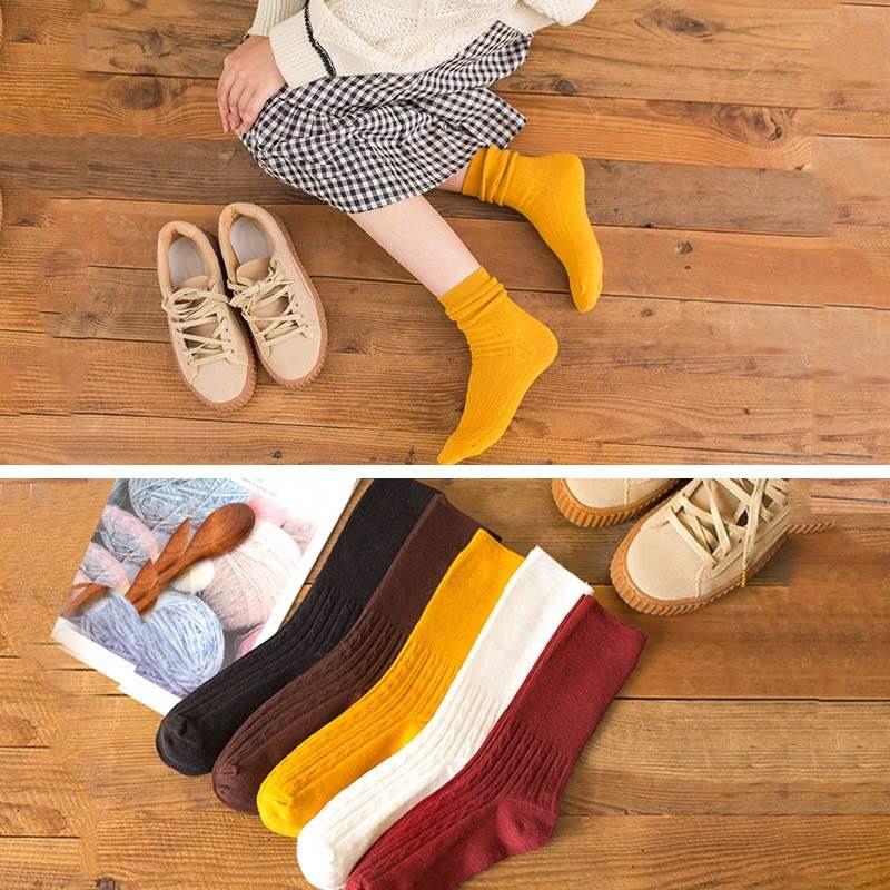 2 pairs  socks  girl sock long students winter
