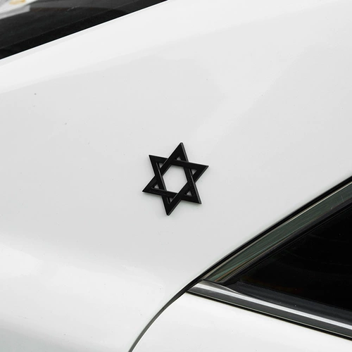 Украшение личности автомобиля Патч Creative 3D Stereo Metal Six Six Mangxing