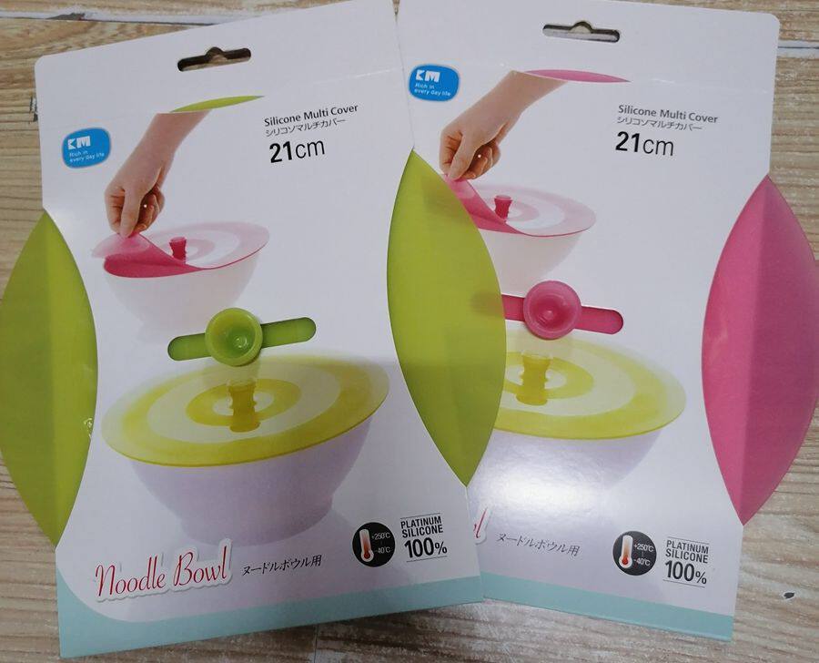 KM Little fresh silicone cup cup dust resistance magic suction warm bowl cover environmental protection sanitary cup cover size