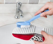 Japan KM shoe brush Hard handle cleaning shoes shoes washing shoes brush plastic washing brush and shoes brush
