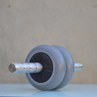 Колесо для брюшного пресса из нержавеющей стали с двойным подшипником, колесо для мышц живота, бесшумный домашний фитнес, TPR, резиновый тренажер для фитнеса в помещении, основные тренировки