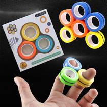 Magnetic ring top finger upper assembly rotation to vent pressure decompressor Divine Instrumental childrens toy Elementary school Gift