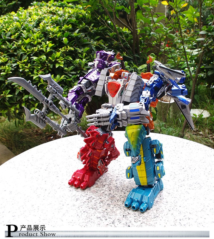 Biến hình đồ chơi King Kong 4 Fit Shura King Dinosaur Robot Model Boy Child Toy Đội cứu hộ đầy sao - Gundam / Mech Model / Robot / Transformers