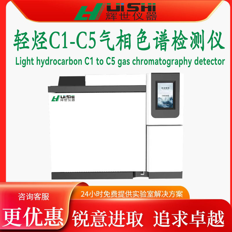 现货上海辉世GC450轻烃C1-C5气相色谱仪上门安装培训