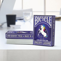 American original imported bicycle bicycle unicorn creative collection magic props Flower cut poker card 171