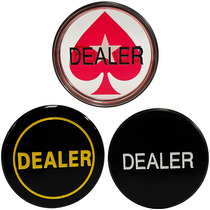 Extra large DEALER transparent black large Texas Holdem chips plastic double-sided teaching aids Zhuang code DC-001