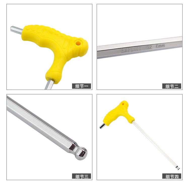 Phát triển công cụ cờ lê mô-men xoắn cao su 210MM 024602 nạng lục giác chất lượng cao vặn xoắn - Dụng cụ cầm tay