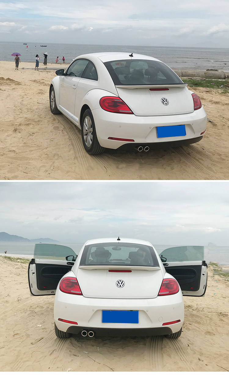 Special stainless steel exhaust pipe for beetle tail throat New beetle modified decoration