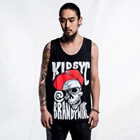 Đường phố châu Âu và Mỹ hip hop nam vest nam vest vest không tay áo thun tay áo cotton thủy triều thương hiệu thể thao lỏng lẻo - Áo vest cotton khoác vest nữ