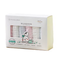 (Make a friend) Cotton era 6-layer gauze handkerchief pure cotton newborn baby saliva napkins 6 pieces