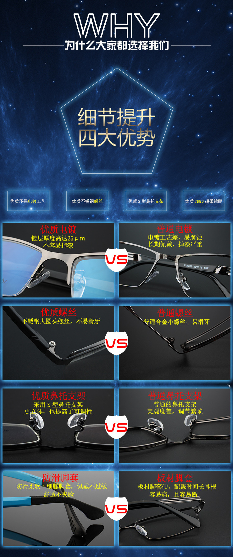 Montures de lunettes en Alliage de titane - Ref 3139946 Image 9