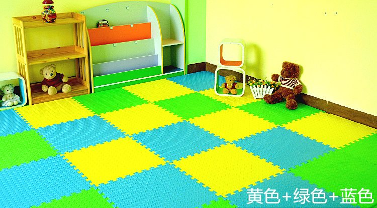 Eva bé bò mat trẻ em câu đố bọt mat 60x60 khảm sàn mat lớn dày xốp thảm trải bếp