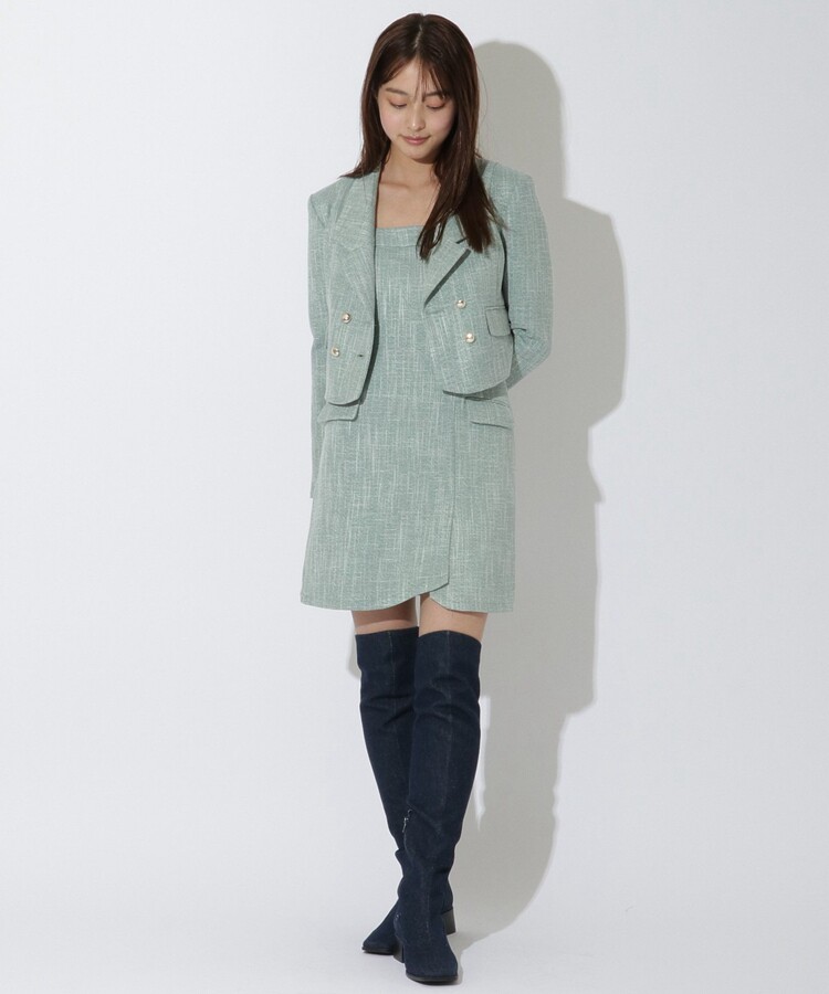 Ретро асимметричный костюм, дизайнерское платье 