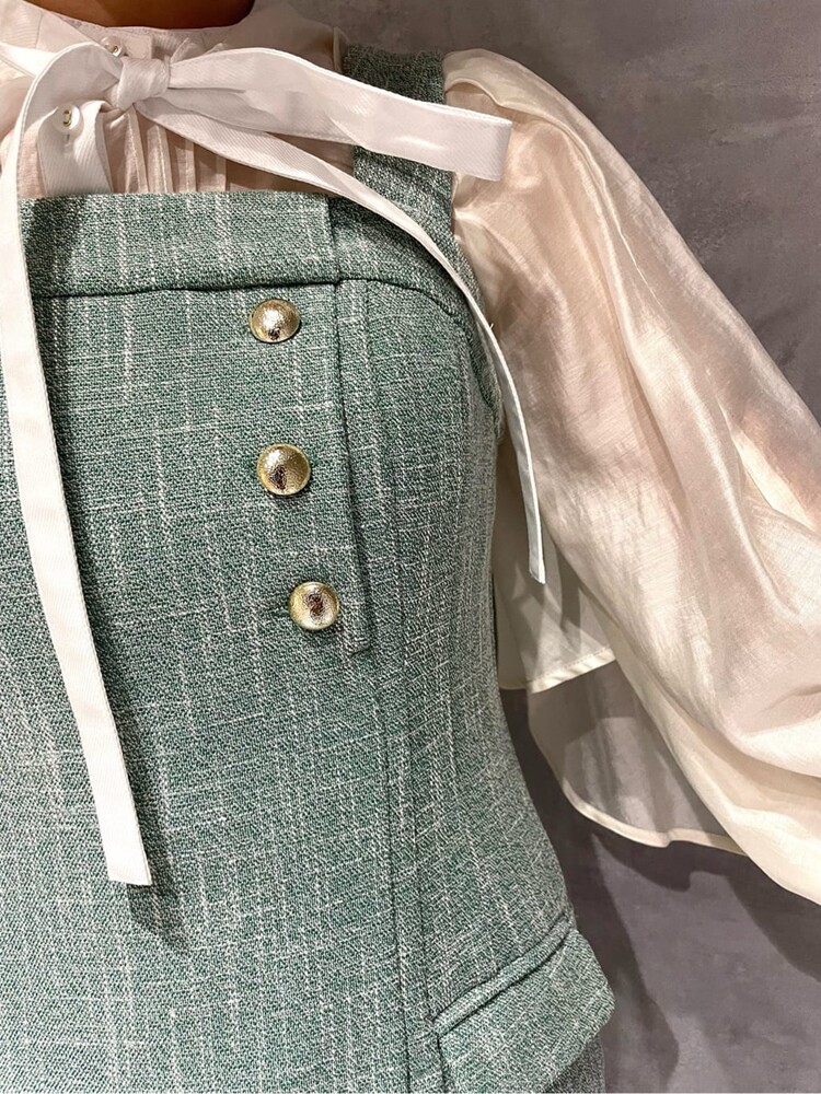 Ретро асимметричный костюм, дизайнерское платье 