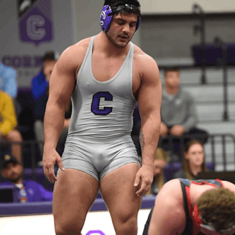 Badiace Fighter's Big Treasure C Men's One-piece wrestling suit Weightlifting suit Rowing suit