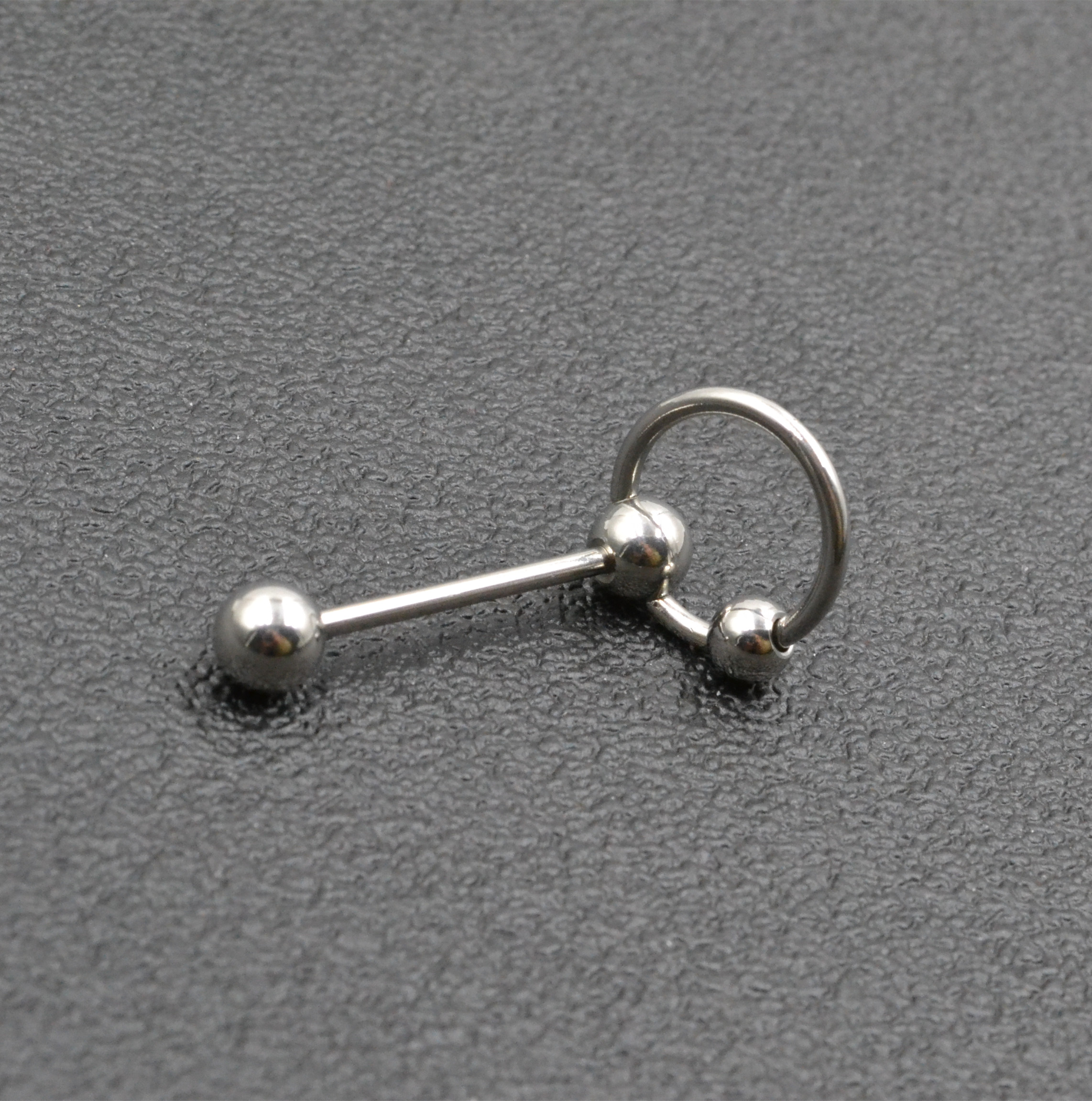 Tongue Ring Tongue Stainless Steel Tongue Ring Wine Nest Nail Ear Bone Nail Medical Puncture Ornament Tongue Ring