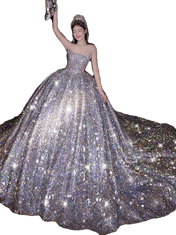 Fashionable tube top suitable for photo sessions, nail sequins, wedding dress indoor Fashionable tube top suitable for photo sessions, nail sequins, wedding dress indoor