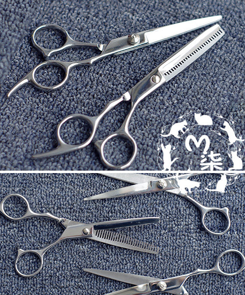 BJD doll wig styling trim and haircut tool rationalings cut flat scissors dental cut spot