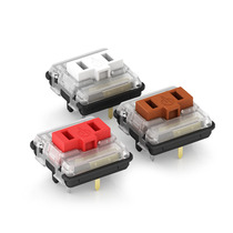Kewakailh 1350 Chocolate Dwarf Shaft Mechanical Keyboard Shaft Body Autonomic Switch Accessories Black Tea Blue Axes
