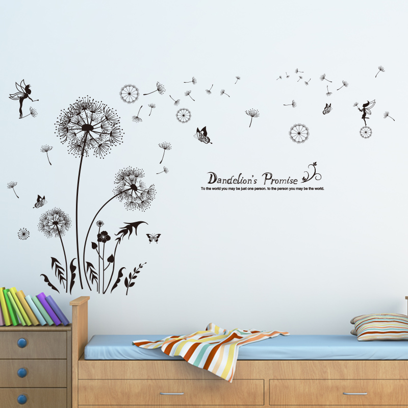Creative Bedroom Room Wall Stickers Sticker drawing Living Room TV Background Wall decorations Self-adhesive film and TV wallpaper appliation