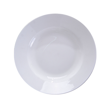 Jingdezhen ceramic dish plate pure white bone china tableware single deep plate shallow plate 6 inch 8 inch 10 inch dish plate