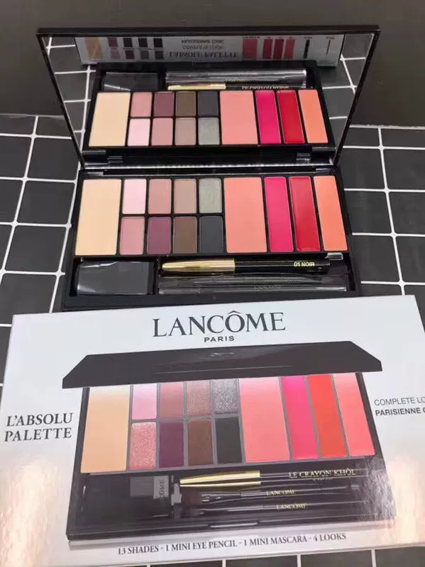 Hồng Kông mua hộp trang điểm Lancome Bộ trang điểm Lancome Bộ trang điểm Lancome Bộ phấn mắt Lancome bảng màu mắt