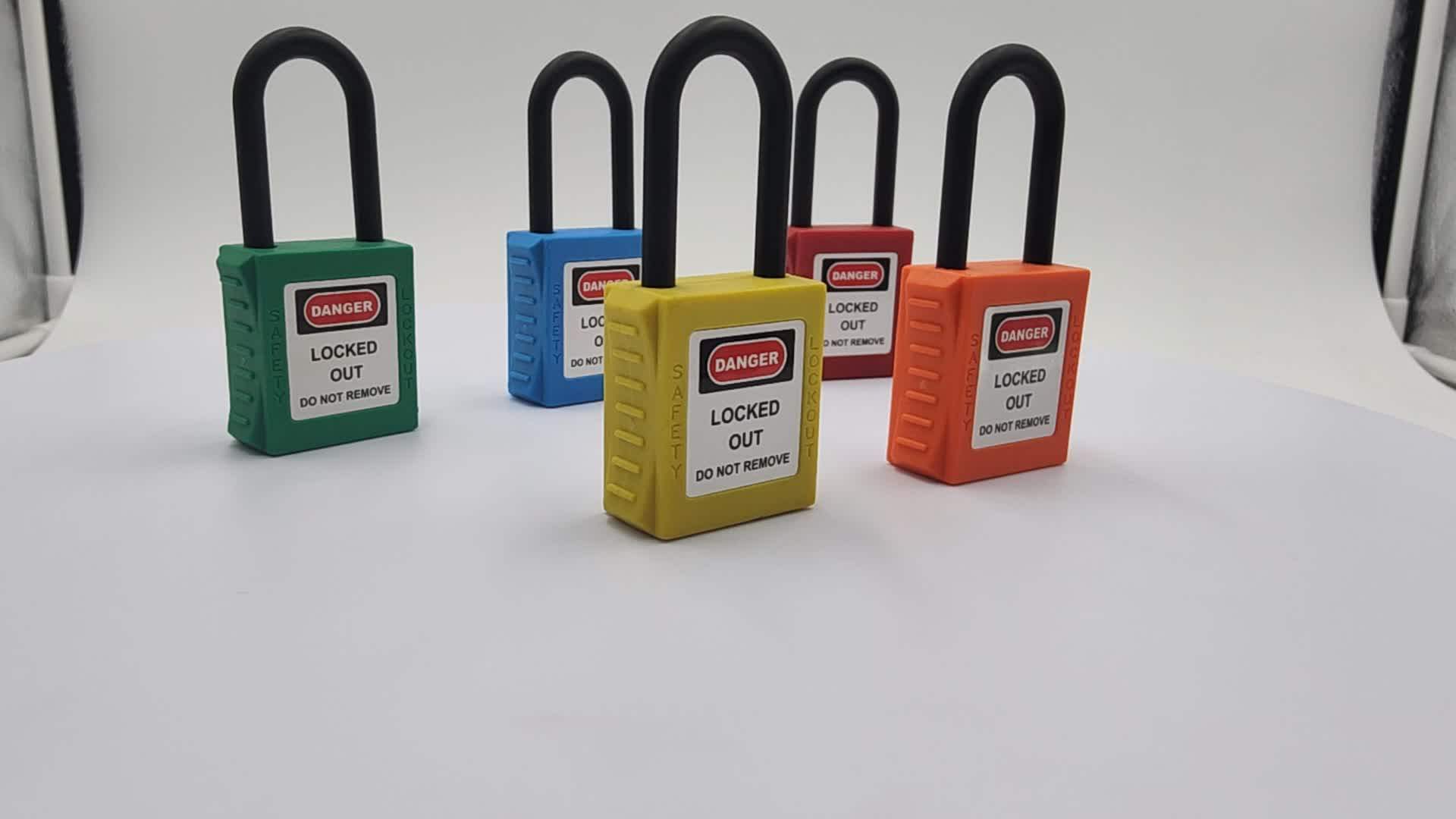 Lockout Tagout Padlock Industrial Customized Lockout Kit Shackle Safety ...
