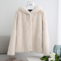 2021 anti-season clearance imported velvet mink fur female whole mink mink fur coat mink coat