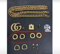 4 набора древних золотых куриных глаз