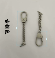 Цепочка пряжка древнее серебро