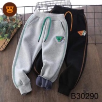 Korean brand B-BOENUS high-end trendy brand series 2022 winter new fleece sweatpants