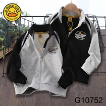 Little Yellow Duck Childrens Autumn Stand Collar Jacket Boys Jacket