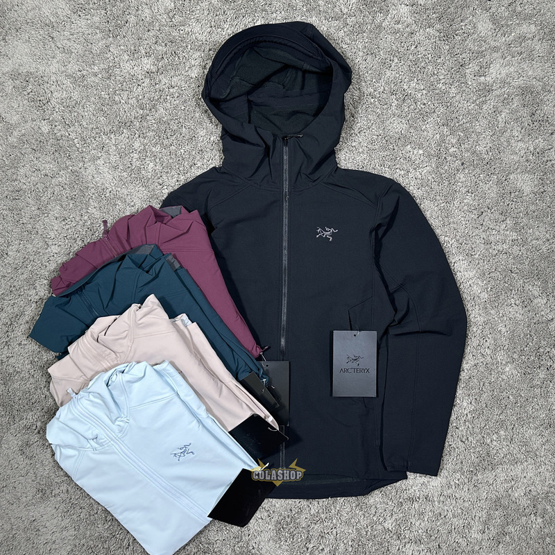 Arcteryx Gamma Lt Hoody Women's Windproof Breathable Softshell Hooded Jacket New Model