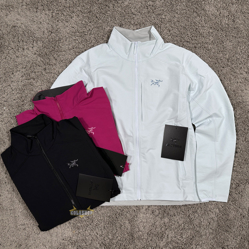 In Stock Arcteryx Gamma Jacket Women's Windproof and Wear-Resistant Soft Shell Hoodless Outdoor Jacket