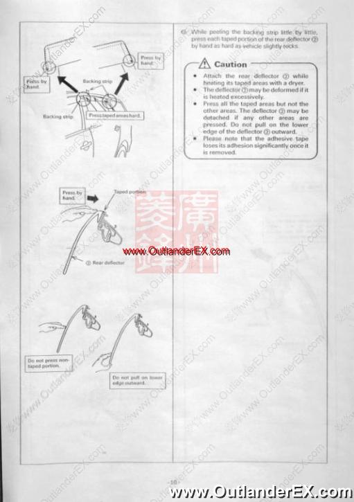 Mitsubishi Glandi visor Mitsubishi Glandi 4 cửa visor (Mitsubishi, Nhật Bản)