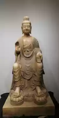 Northern Wei Dynasty Buddha White Marble Stone Height 95 Width 44 thickness 47cm Wei Dynasty Buddha