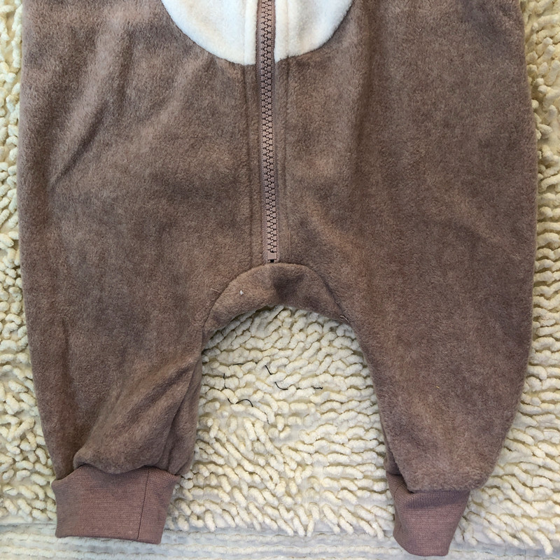 Baby squirrel rabbit shape fleece one-piece clothes spring and autumn style one-piece clothes for one-year-old boys and girls climbing clothes