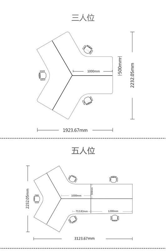 Bàn làm việc kết hợp đơn giản hiện đại nhân viên bàn ghế văn phòng 4 6 người nội thất văn phòng màn hình vị trí làm việc