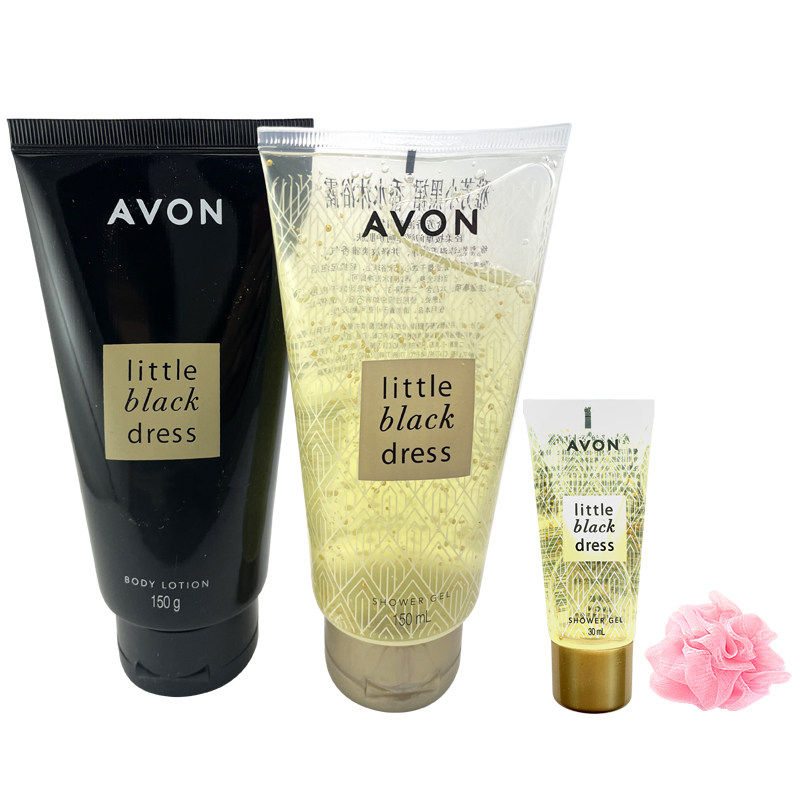 Avon Little Black Dress Fragrance Body Lotion Little Black Dress Perfume Shower Gel Moisturizing Skin Floral Fragrance Men and Women Skin Care Fragrance