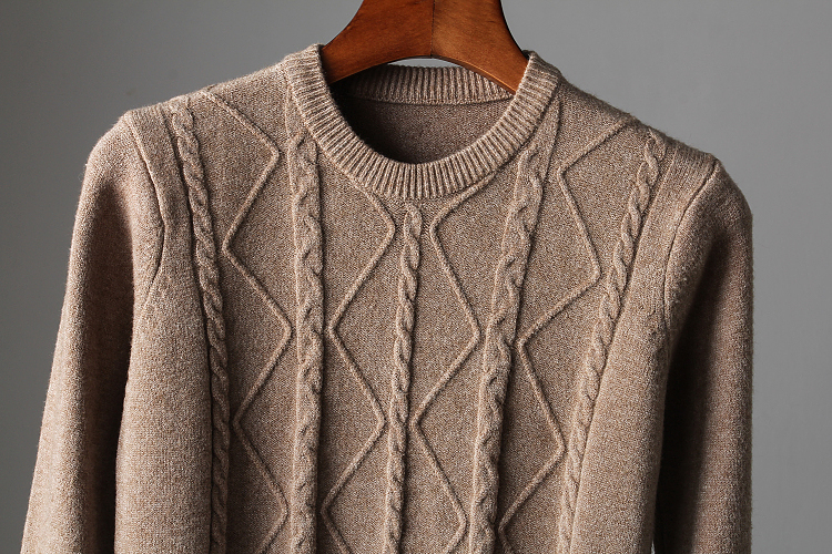 Lão Li khuyên! Mùa thu và mùa đông nam cổ điển thiết kế hoa xoắn nam áo len cashmere áo len áo thun shop quần áo nam