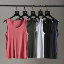 Mens Vest Men Summer Cotton Fitness Hurdle Sleeveless T-Shirt Sports base shirt Men