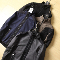 Autumn and winter knitted composite fleece fabric foreign trade tail single mens large size outdoor sports casual jacket coat men