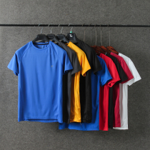 Foreign trade tail single micro-defect quick-drying running T-shirt with reflective couple sports short-sleeved mens and womens T-shirts sweating and breathable