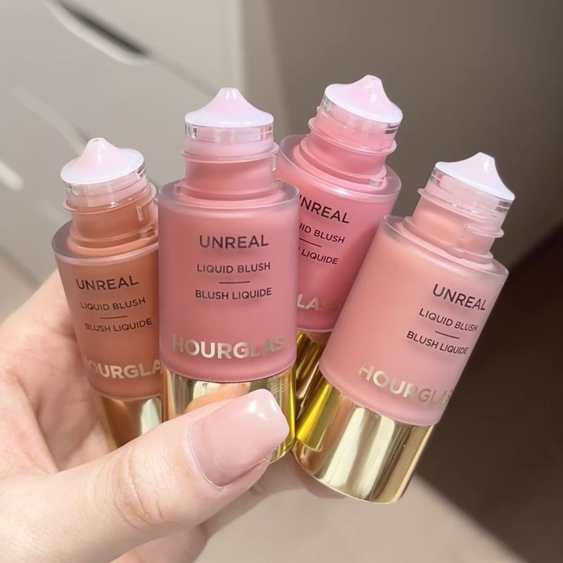 Hourglass Small Dropper Liquid Blush for Contouring, Long-Lasting Hydration, Youthful Appearance, and a Rosy Complexion, Scene Peach Pink Hourglass Small Dropper Liquid Blush for Contouring, Long-Lasting Hydration, Youthful Appearance, and a Rosy Complexion, Scene Peach Pink