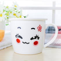 Creative fashion cute cartoon cup emoji cup water cup Milk Cup bone china coffee cup with lid mug for breakfast